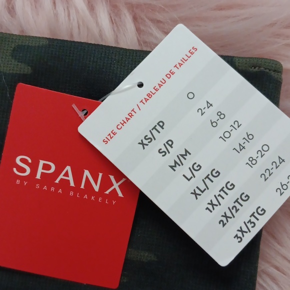 Brand New SPANX GREEN CAMO "LOOK AT ME NOW" LEGGINGS -XS - Picture 4 of 6